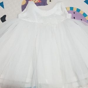 Classic White formal baby girl dress